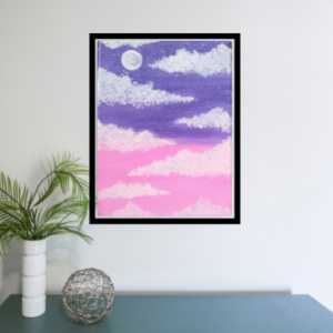 Handmade Asthetic Pink Sunset