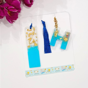 H – Alphabet Keychain and Bookmark(Small) Combo